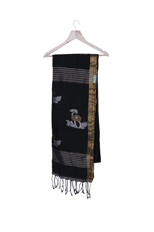 Handloom Pure Linen Saree