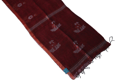 Handloom Pure Linen Saree