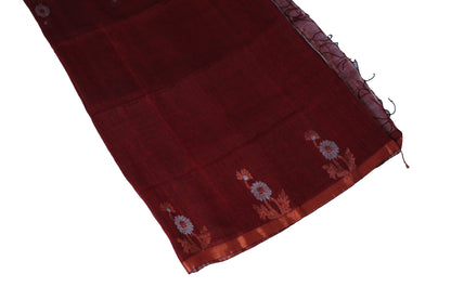 Handloom Pure Linen Saree