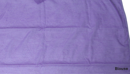 Cotton Jamdani Saree - Lilac