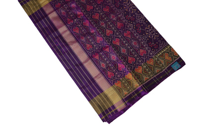 Pushkarraj -  Single Ikkat Pure Patola Silk Saree