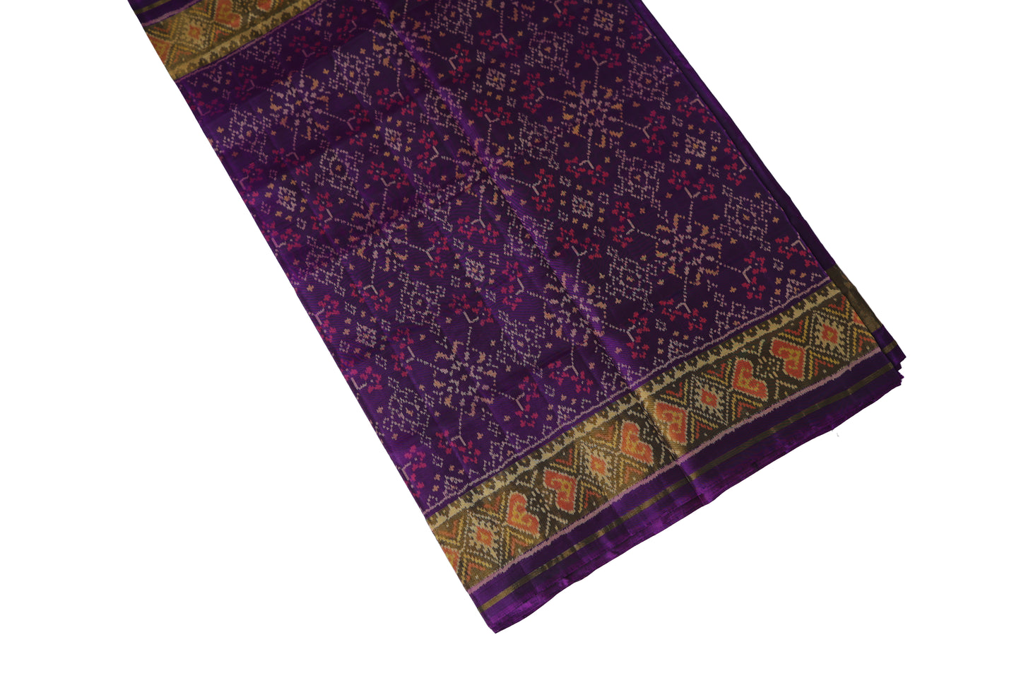 Pushkarraj -  Single Ikkat Pure Patola Silk Saree