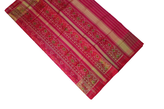 Rajgulab - Pure Single Ikkat Patola Silk Saree