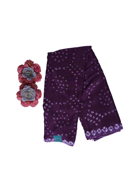 Modal Silk Bandhni Saree