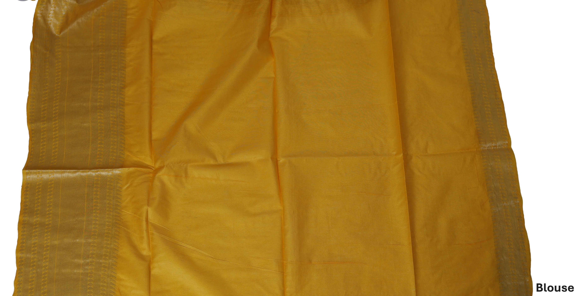 Yellow Bhagalpuri Silk Saree