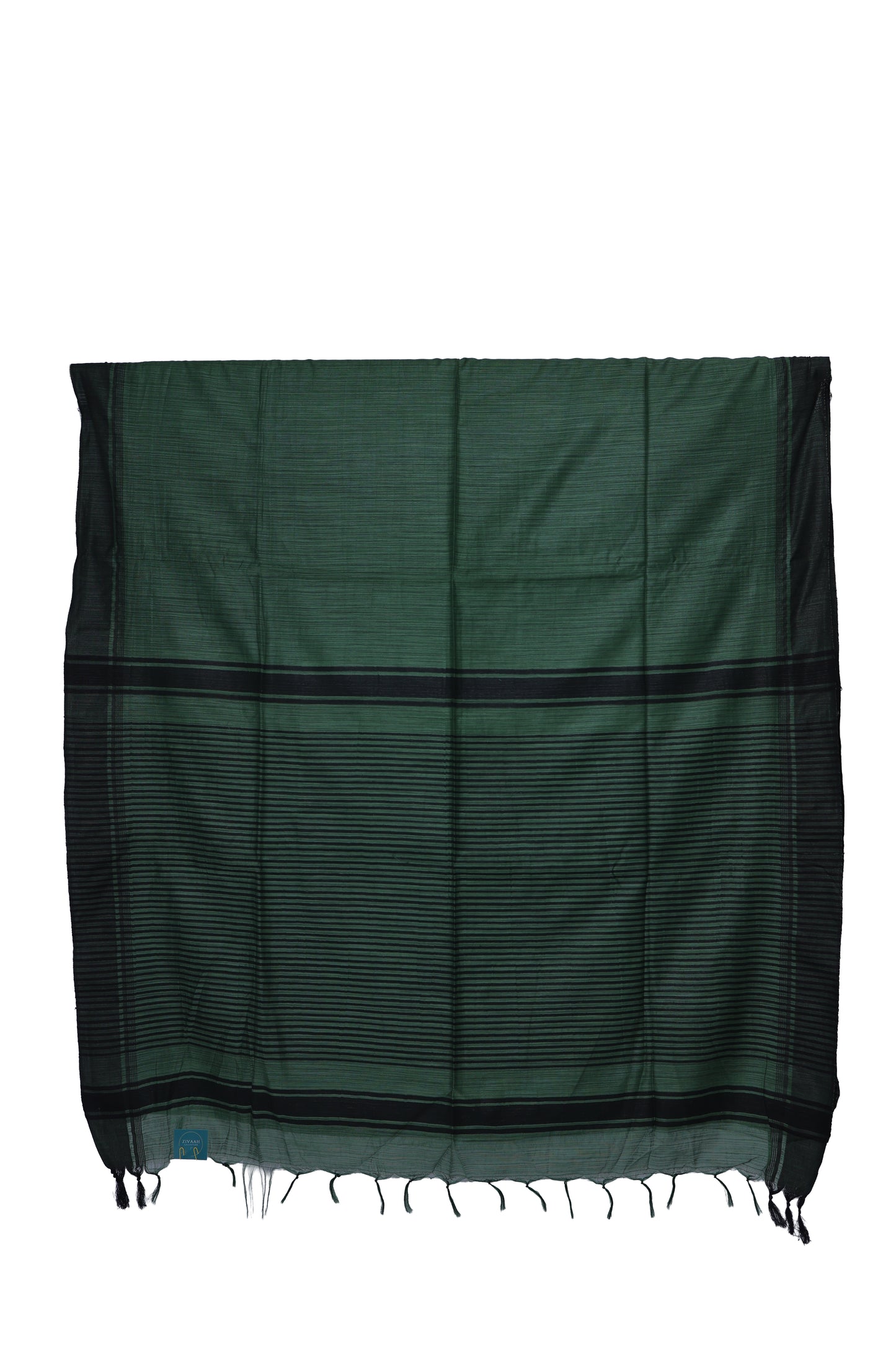 Green Linen Saree