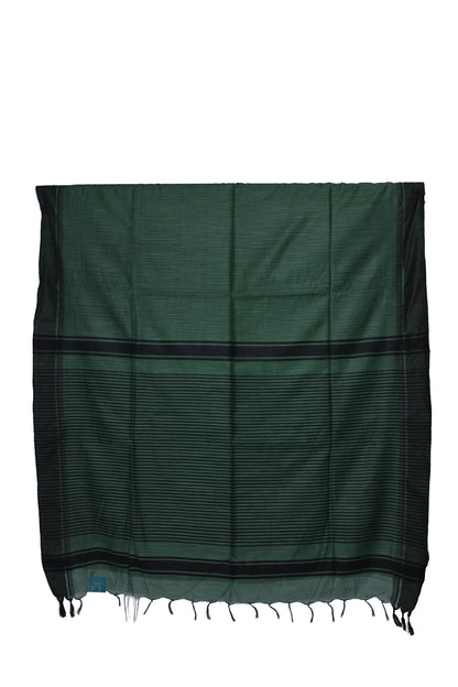 Green Linen Saree
