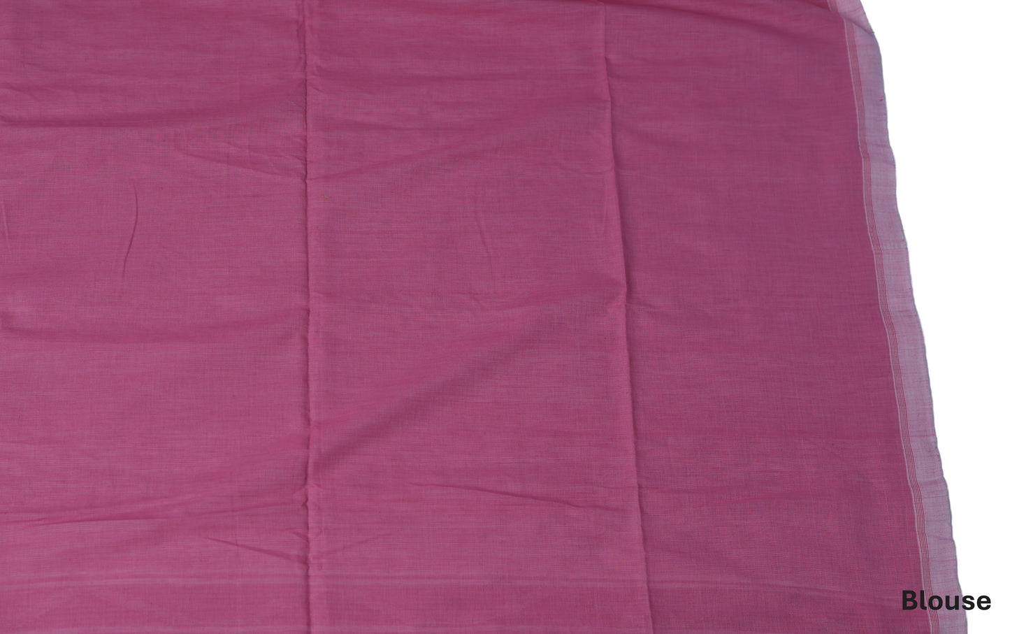 Gulaabi Pure Cotton Handloom Saree