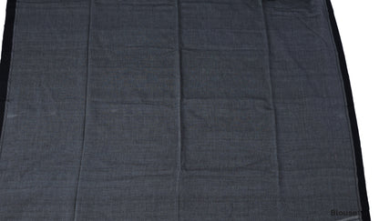 Ash Grey Pure Cotton Handloom Saree