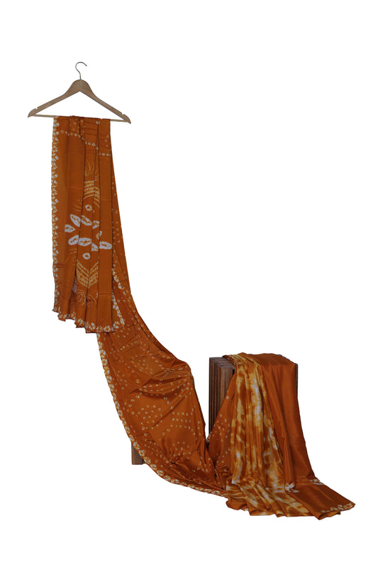 Modal Silk Bandhni Saree
