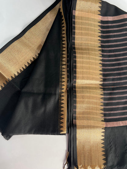 Plain Semi Silk Saree