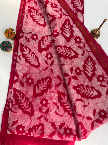 Cotton Batik Saree
