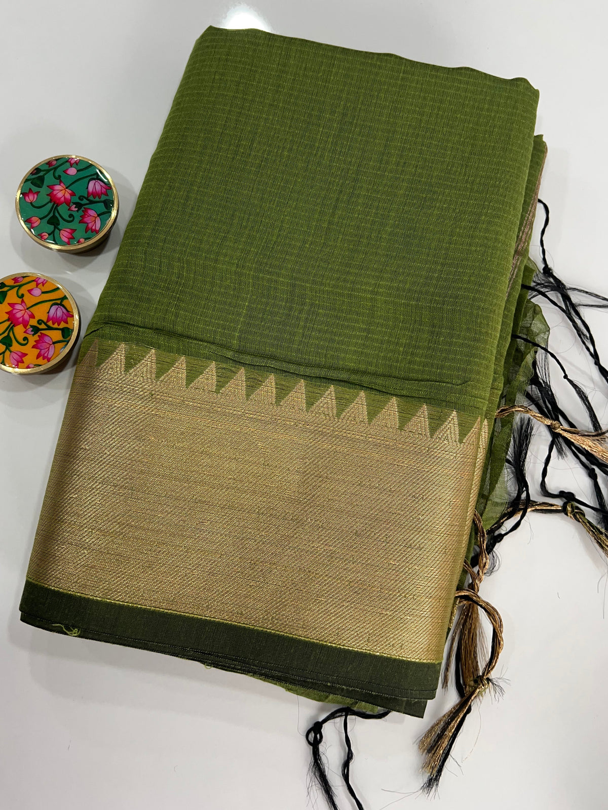 Plain Semi Silk Saree
