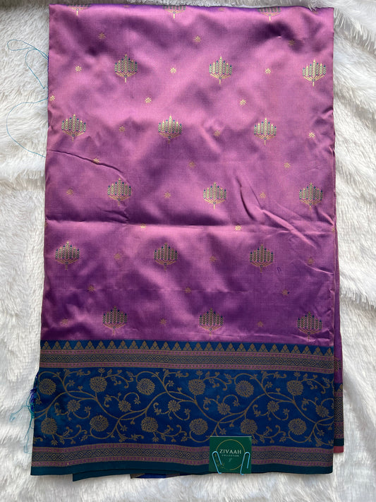 Pink Festive Crepe Silk Saree