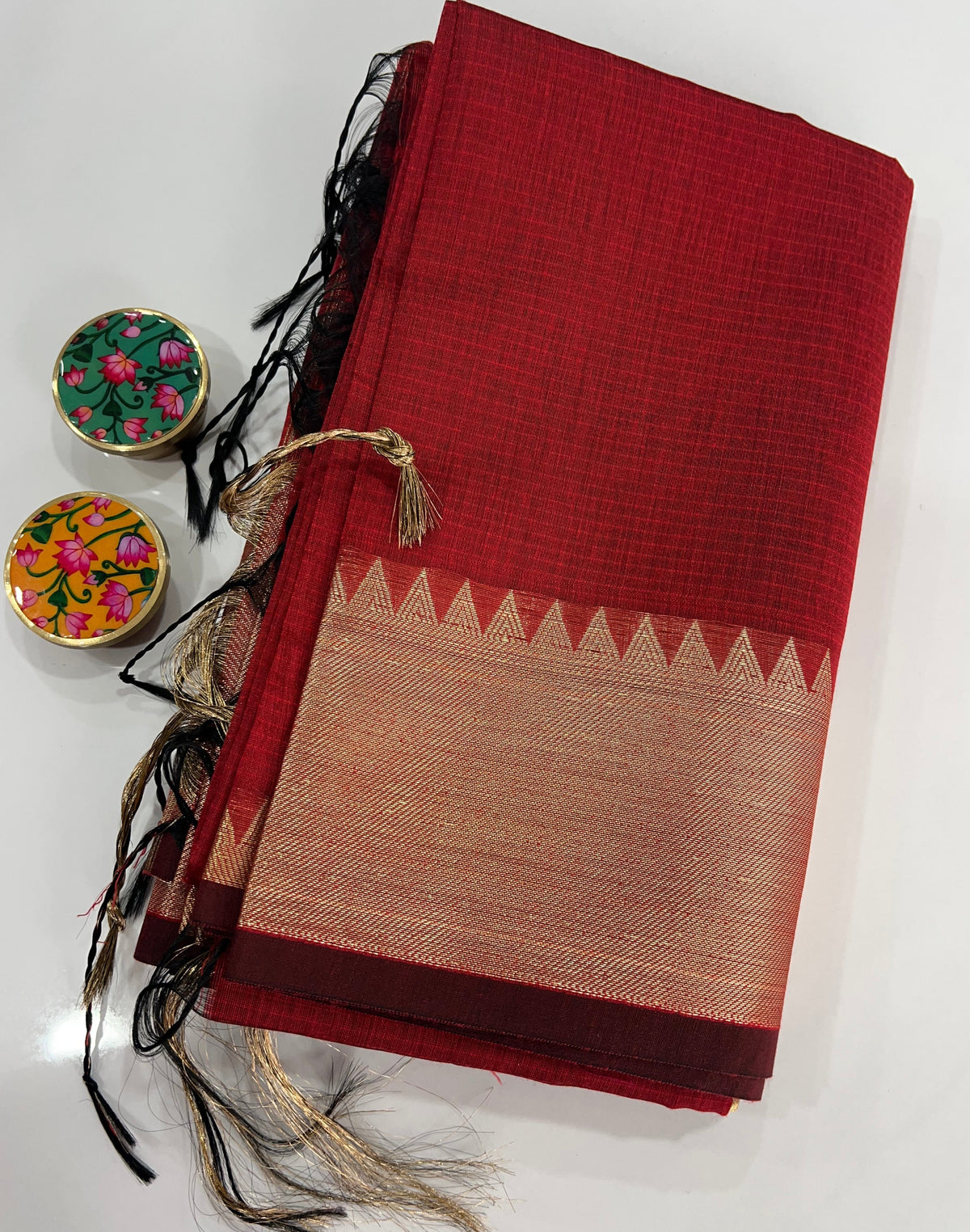 Plain Semi Silk Saree