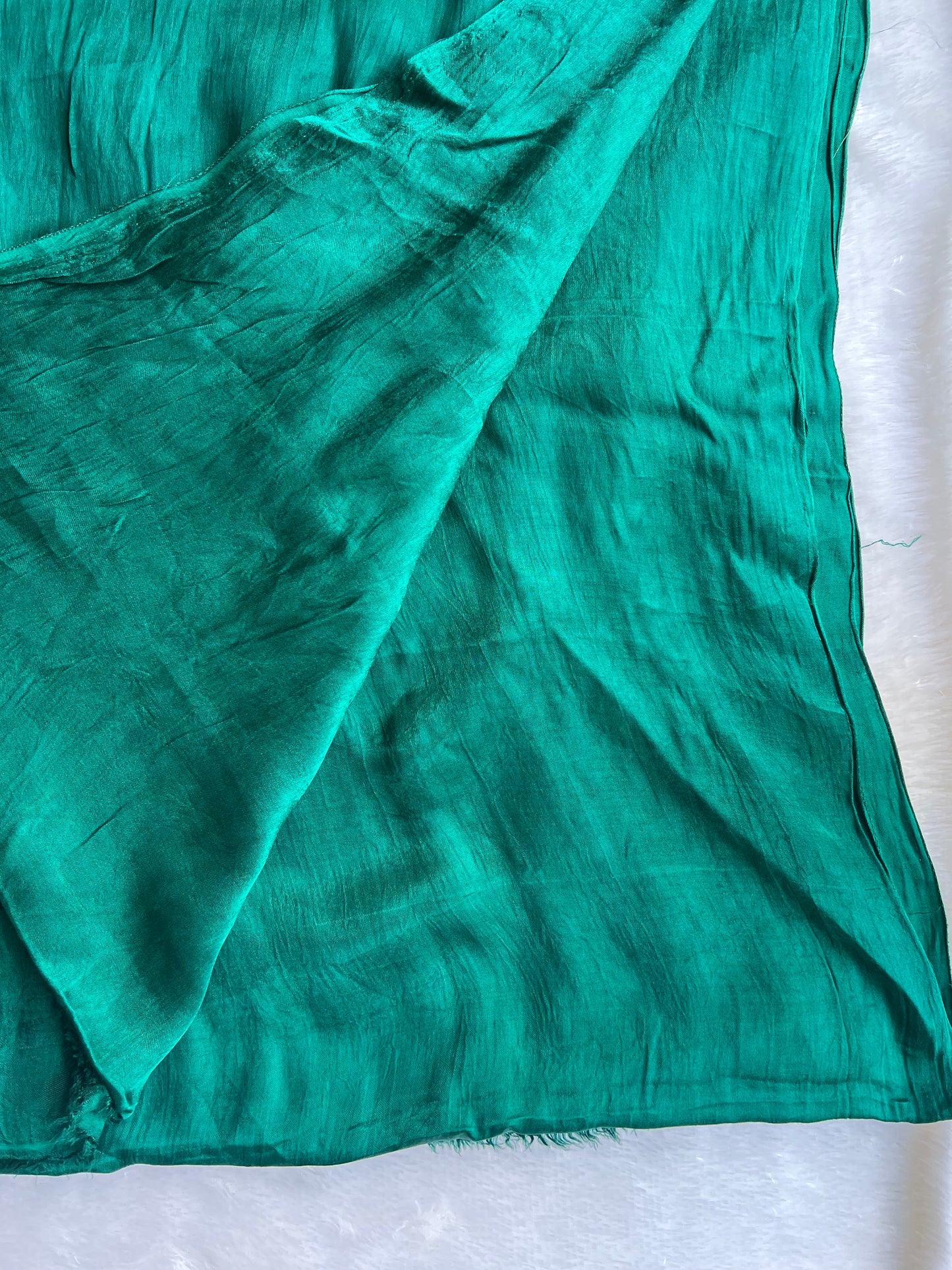 Plain Modal Silk Saree with Lagdi Patta – Soft Elegance