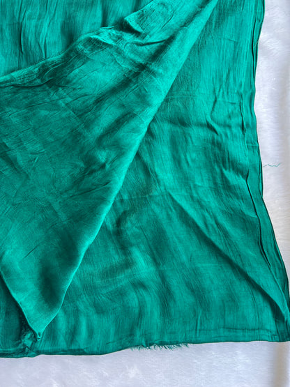 Plain Modal Silk Saree with Lagdi Patta – Soft Elegance