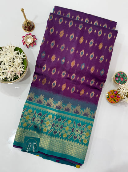 Semi Patola Silk Saree