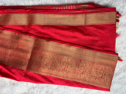 Ravya Raag Semi Linen Saree