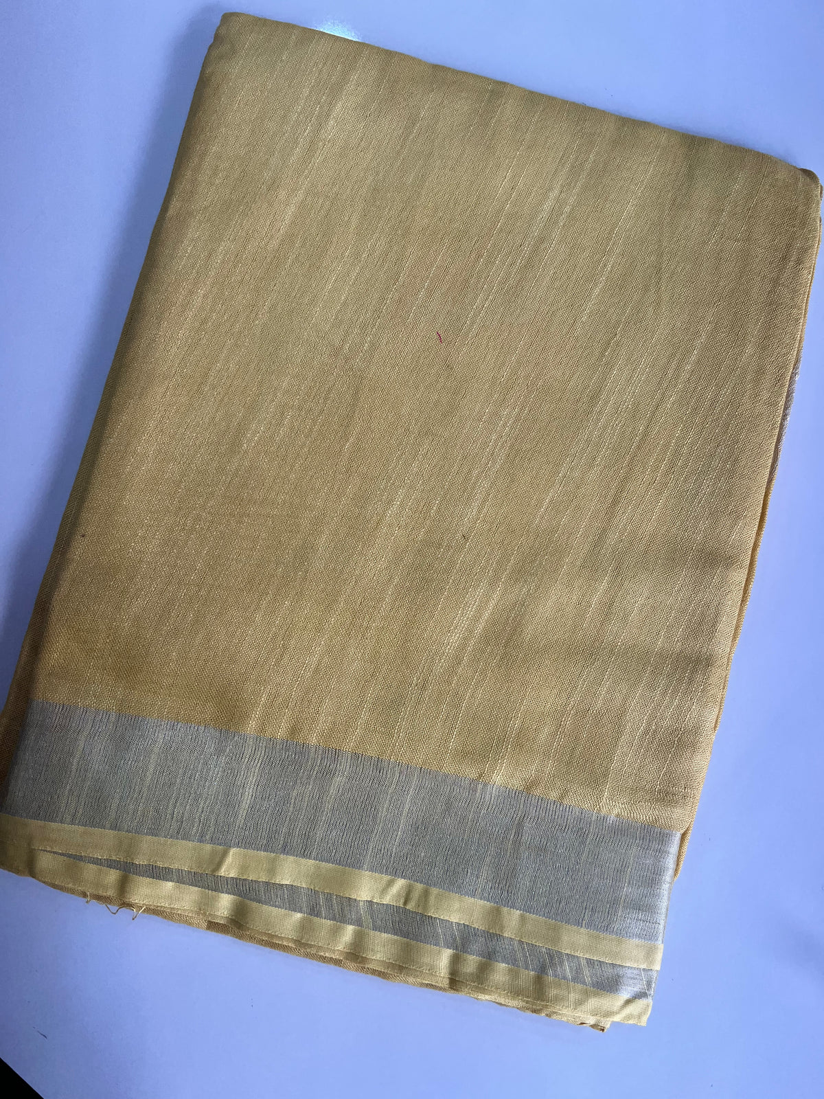 Plain Linen Cotton Saree
