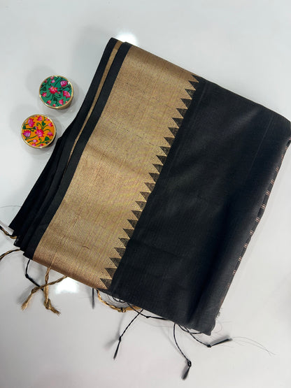 Plain Semi Silk Saree