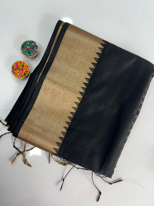 Plain Semi Silk Saree