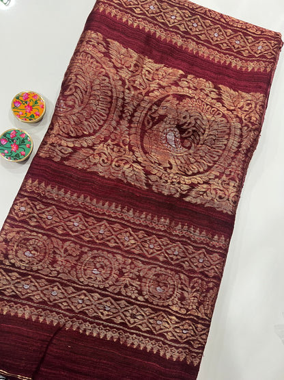 Pure Matka Silk Banarasi Saree