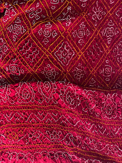Wedding wear Bandhani saree